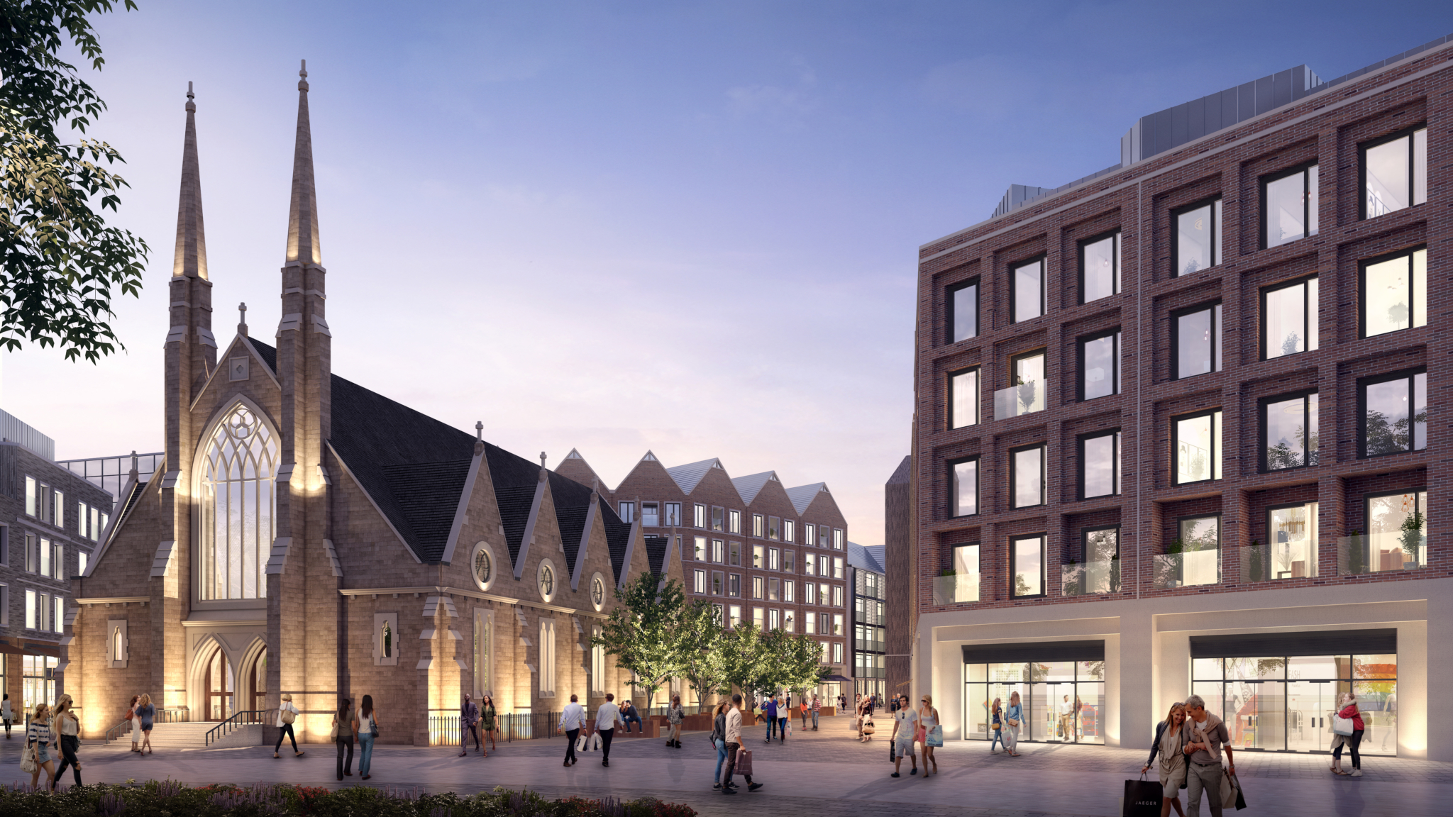 Chapman Taylor North Westgate mixeduse regeneration in Peterborough