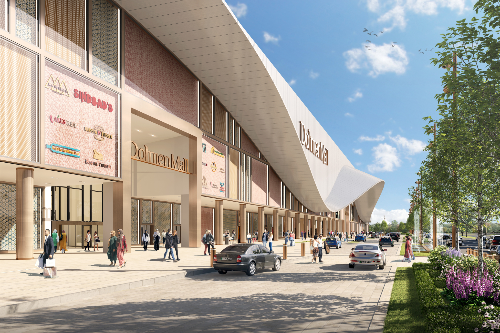 Chapman Taylor New drone footage of Dolmen Mall being built in…