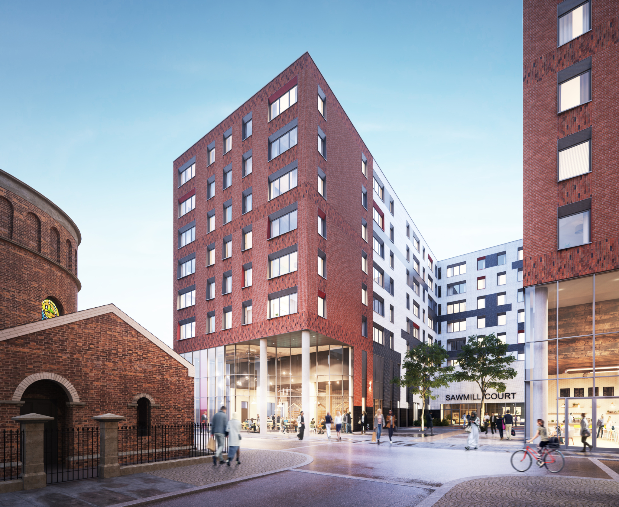 Chapman Taylor Sawmill Court and One Cutting Room Square residential