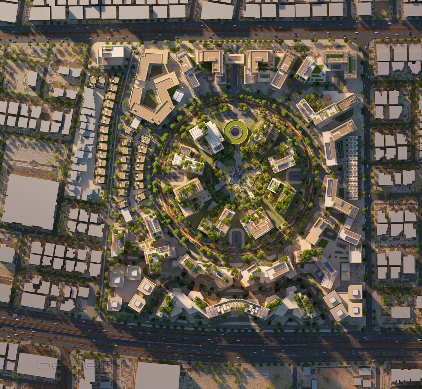 Al Hamra Riyadh Masterplan View2