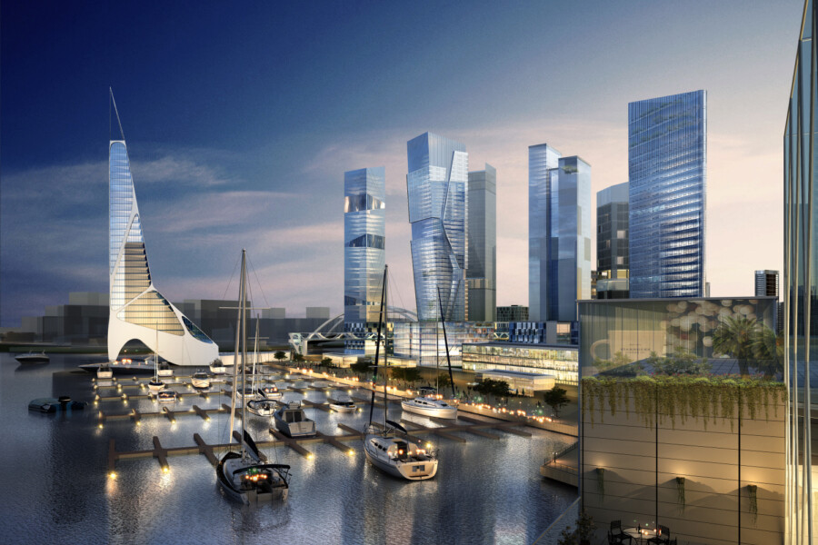 Chapman Taylor B349  Mcl  Shanghai  Media  City  Huangpu  River  Shanghai  China  N3 Medium