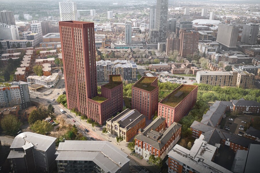 318_SecchiSmith_Chapman_Taylor_Queens_Hospital_Close_Birmingham_View01_FinalHR_230414_Thumb