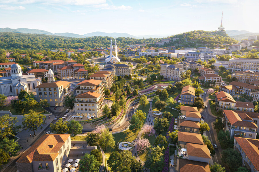 Shusha 12 District 3 Aerial View