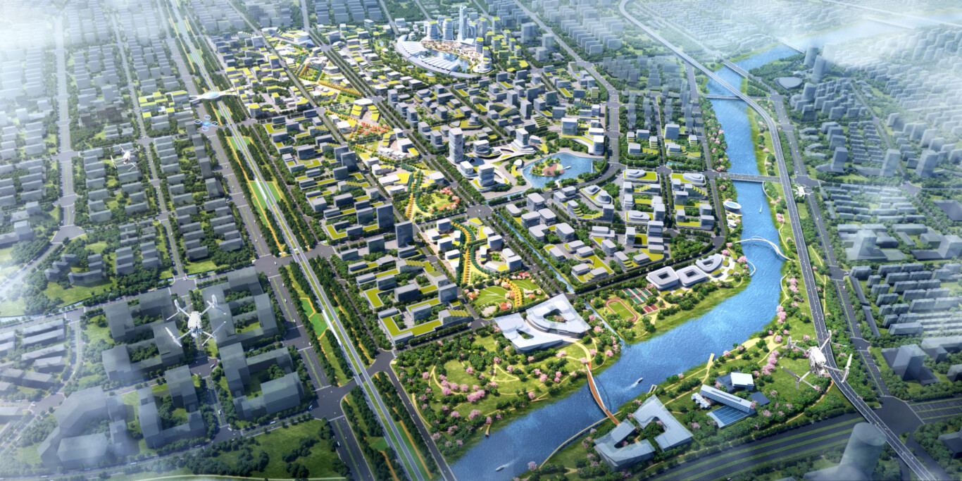 Baisha River One River Two Banks International Development In Qingdao By Chapman Taylor 4