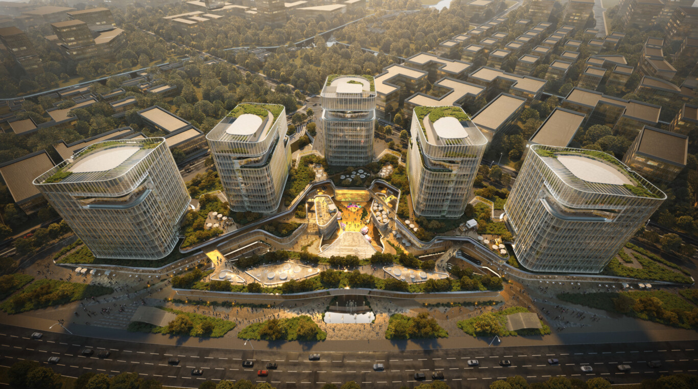 Pudong Zhoupu Mixed Use Shanghai By Chapman Taylor C03