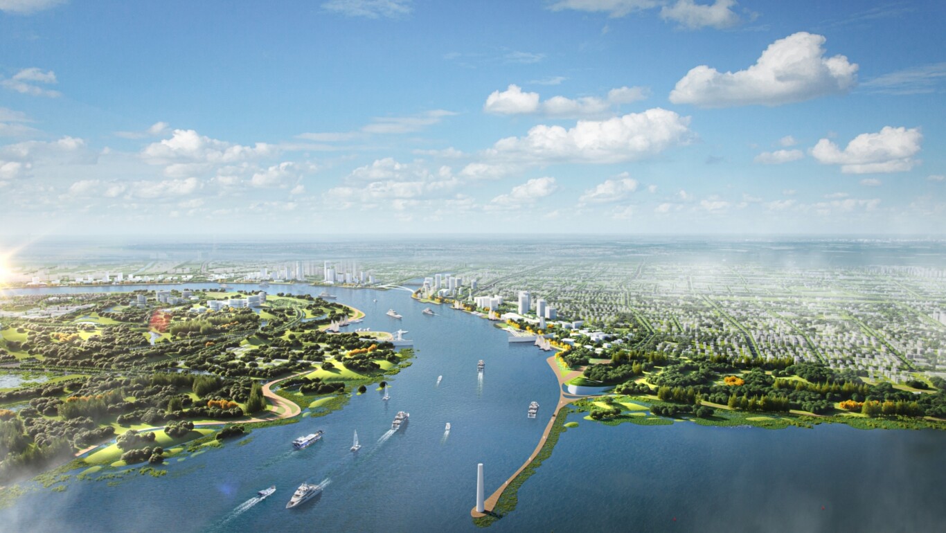 Urban Design Of Wusong Two Riverbank Clusters Chapman Taylor 1